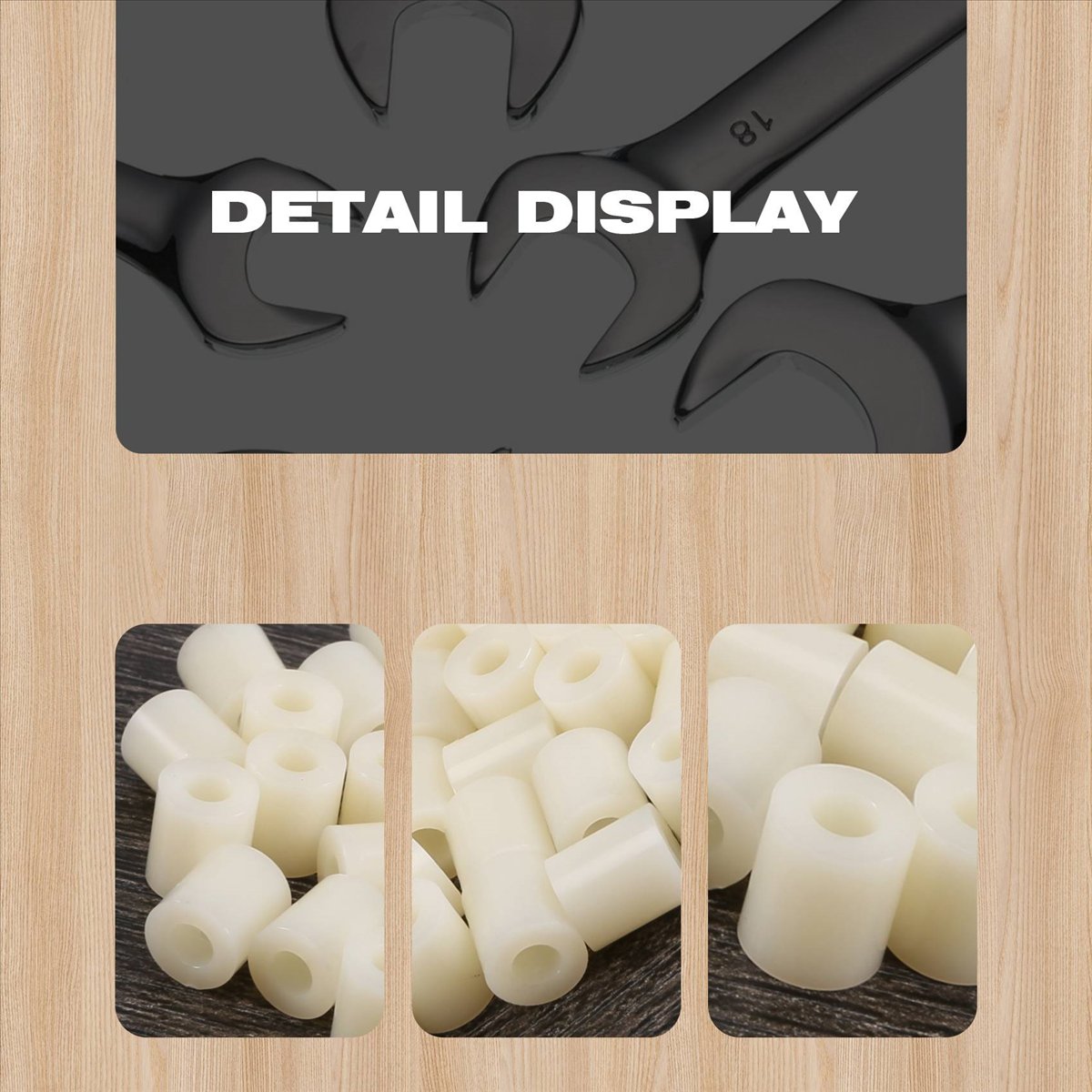 Pcb Holder Clamp - ABAN 7mmx3.2mmx8mm Nylon Stand Off LED