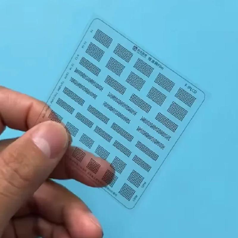 Electronic Repair - F-IPLCD Green Oil BGA Reballing Stencil