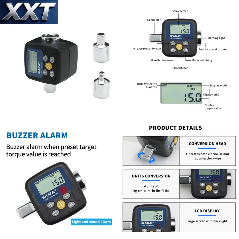 Electronic Repair - XXT Shahe Digital Torque Wrench Adapter