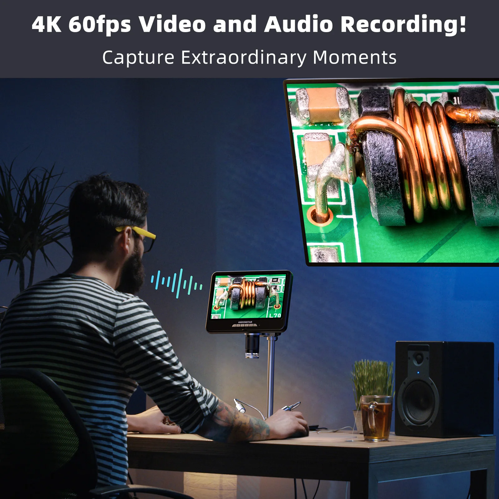 Andonstar AD210S-Pro 4K 60FPS  - Electronic Repair recension och pris