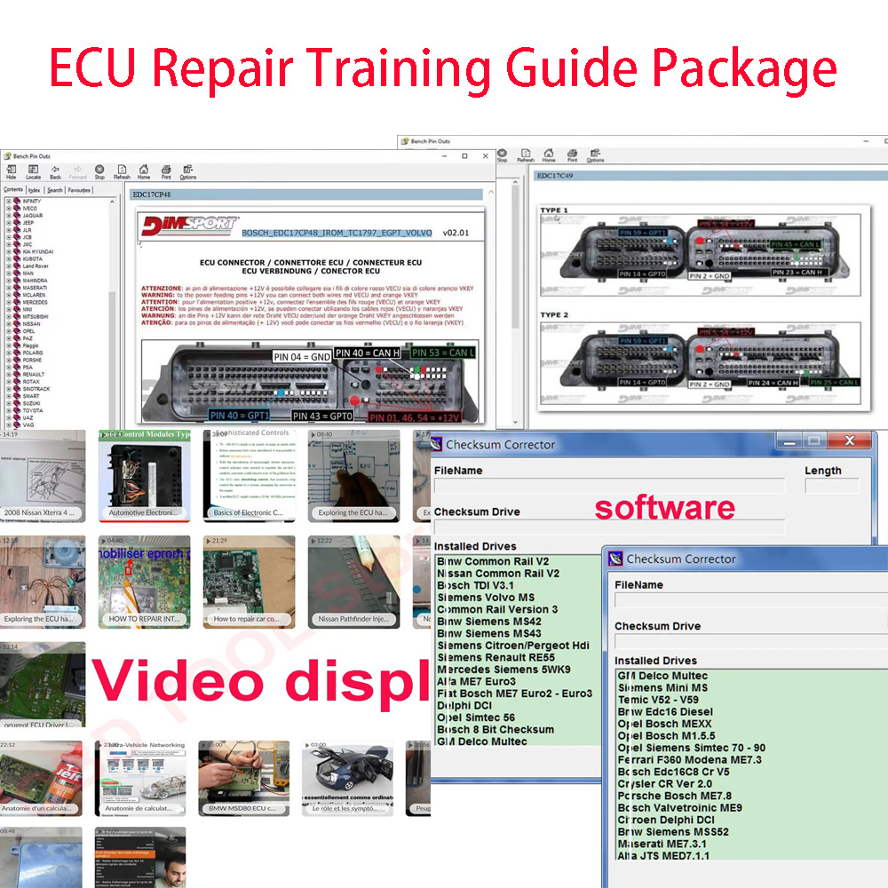 ECU Repair Training Guide Pack - Electronics Repair Basics recension och pris