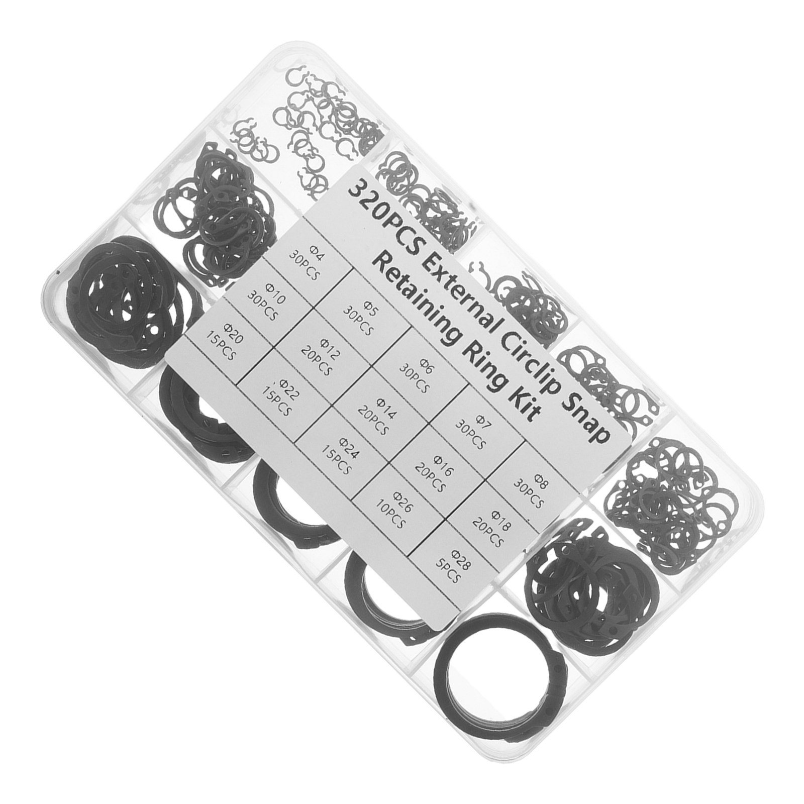 320Pcs Retaining Rings Assortm - Electronic Repair recension och pris