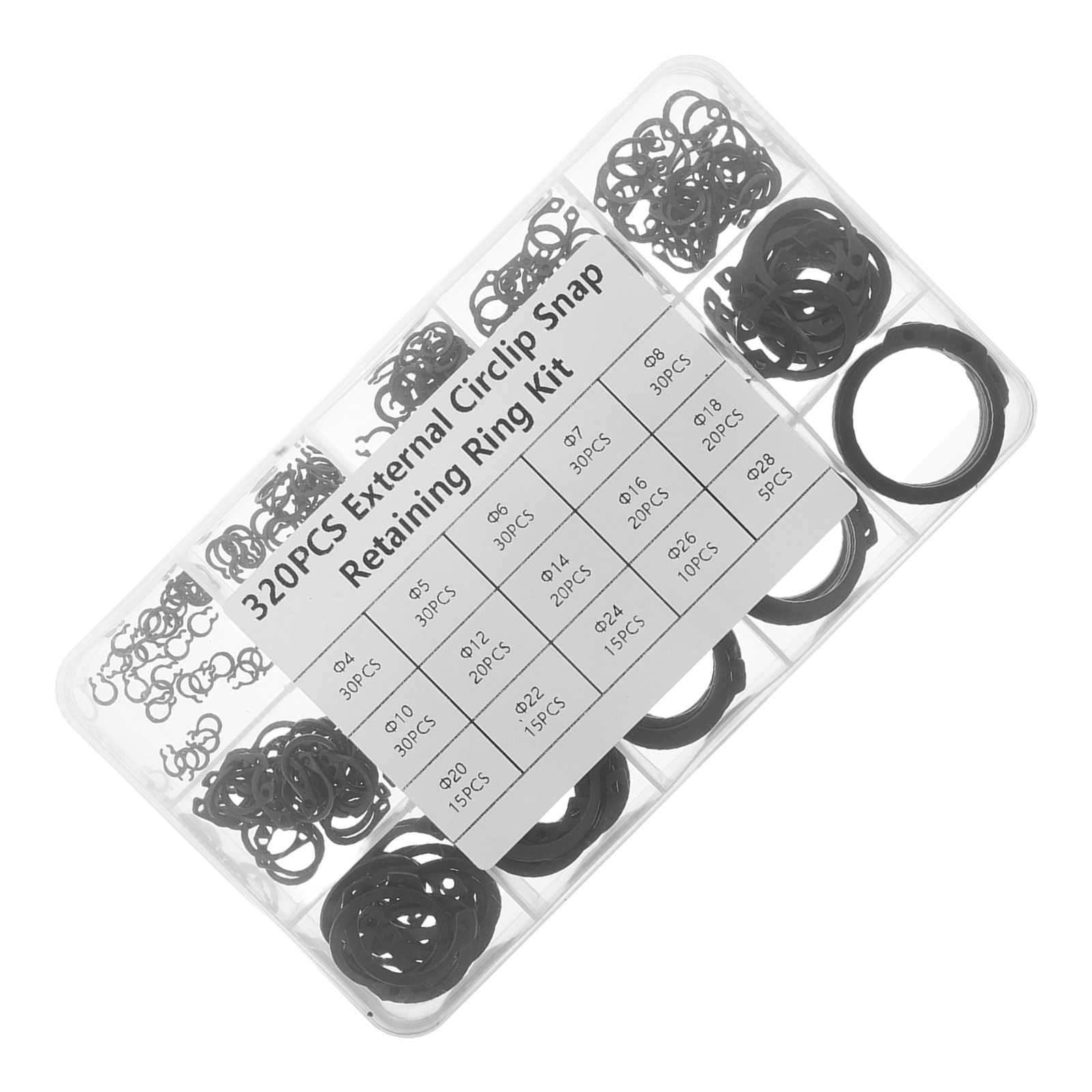 320Pcs Retaining Rings Assortm - Electronic Repair recension och pris